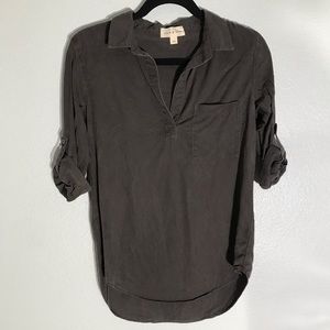 Cloth & Stone charcoal top XS